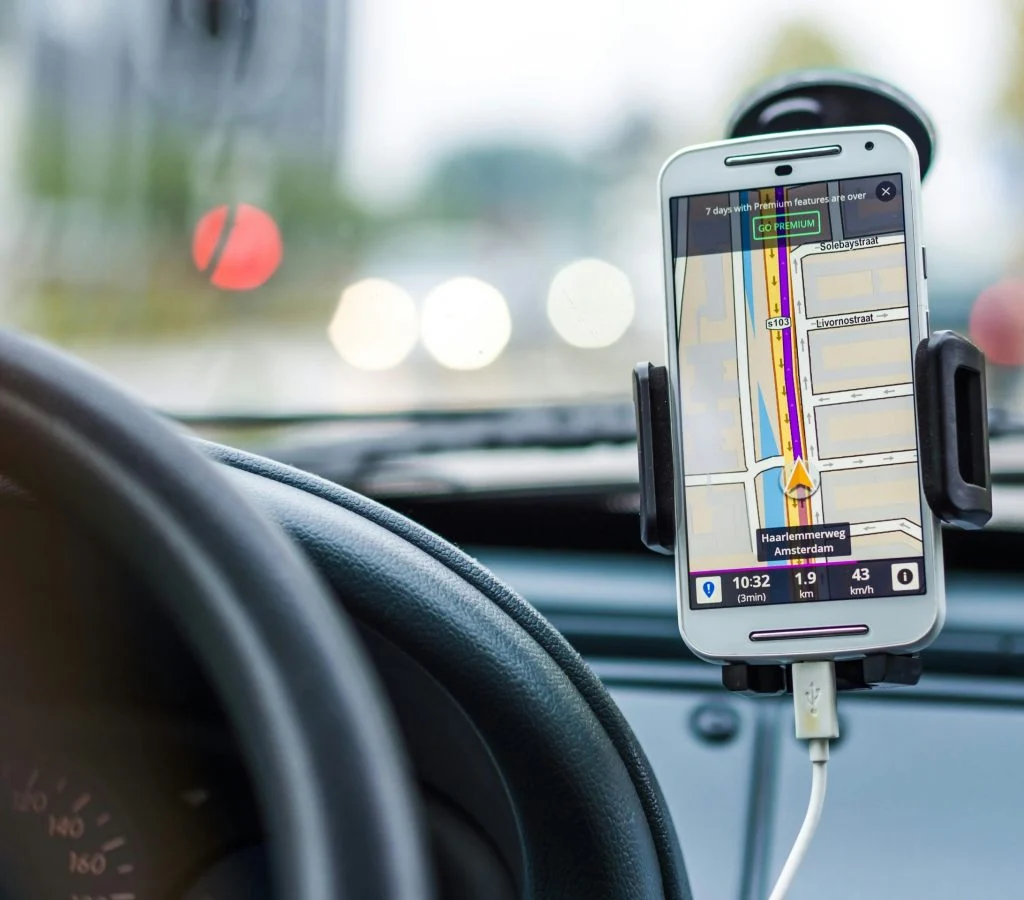 Artificial intelligence navigation route optimization infographic