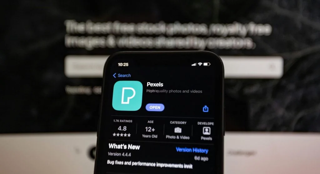 smartphone with lock and app store