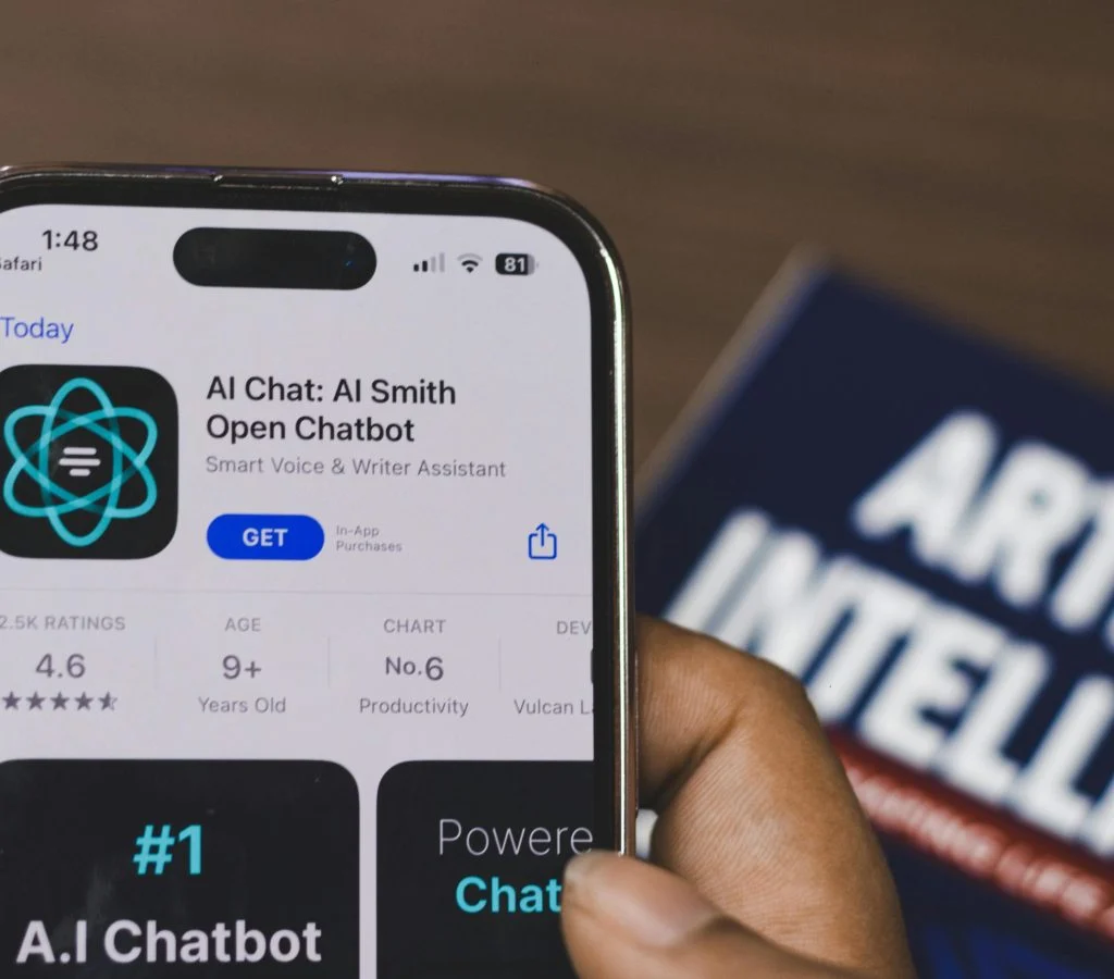 AI-powered smartphone features illustration