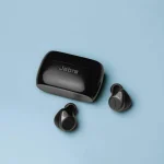 Phone connected to earbuds via Bluetooth
