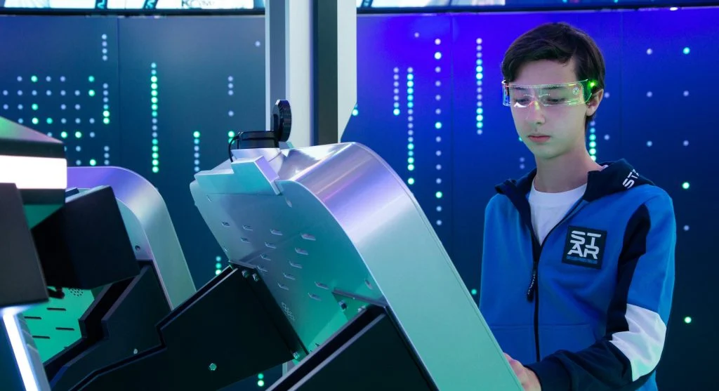 Future technologies showing augmented reality usage