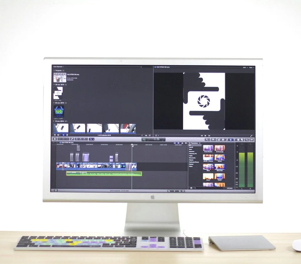 Laptop display showing high quality and clarity
