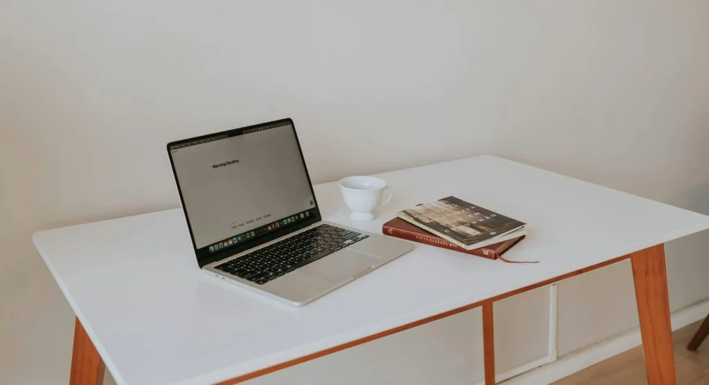 Keep laptop running smoothly showing clean workspace setup