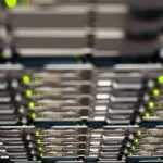 Cloud storage illustration with online data access