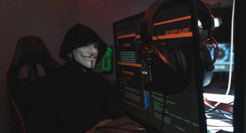 Computer screen showing a verified website with a lock icon
