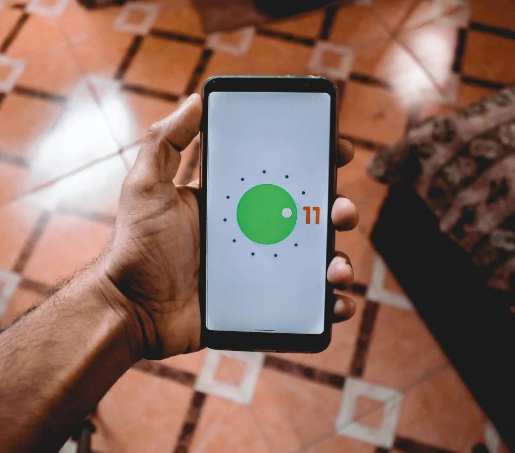 Smartphone screen showing animation settings