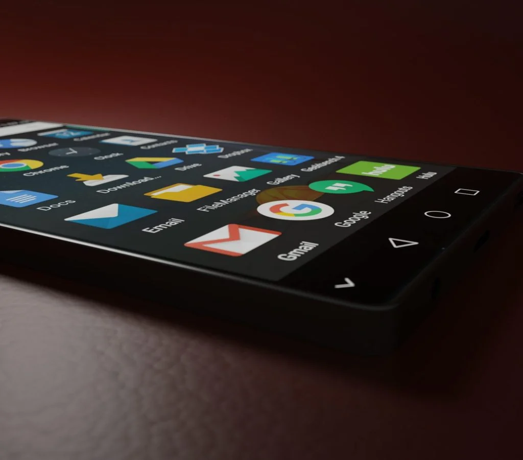 Smartphone myths concept with confused face