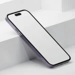 clean smartphone home screen layout