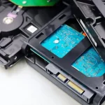 Cloud vs local storage comparison concept
