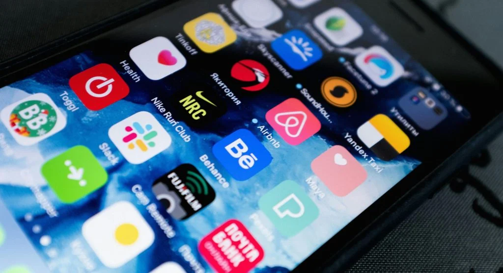 widgets on smartphone screen