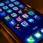 phone with alerts and notifications